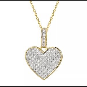 Valentines Gold Heart Necklace